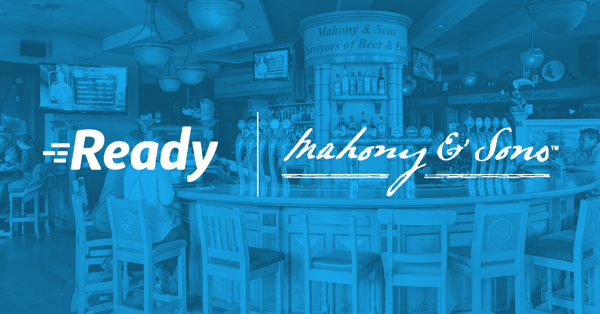 Restaurant Guests Can Now Pay at Mahony & Sons in Just 10 Seconds with Ready