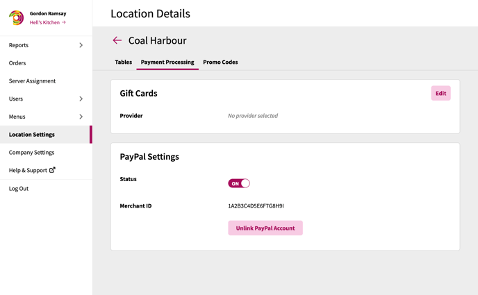 PayPal-Settings-Linked